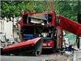 London-bombing scene