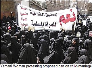 Yemeni-Women-protest-child-marriage-ban