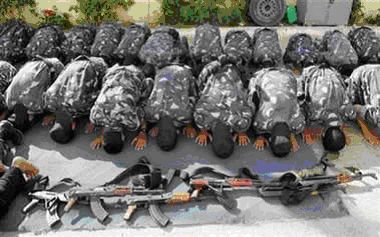 Muslim prayer after Jihad massacre