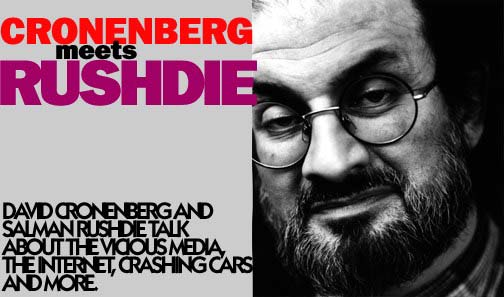 David Cronenberg interviews Salma Rushdie